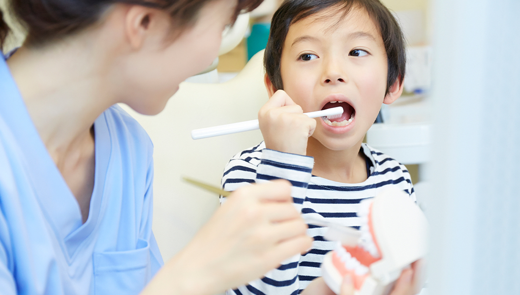 枚方市の小児の予防歯科